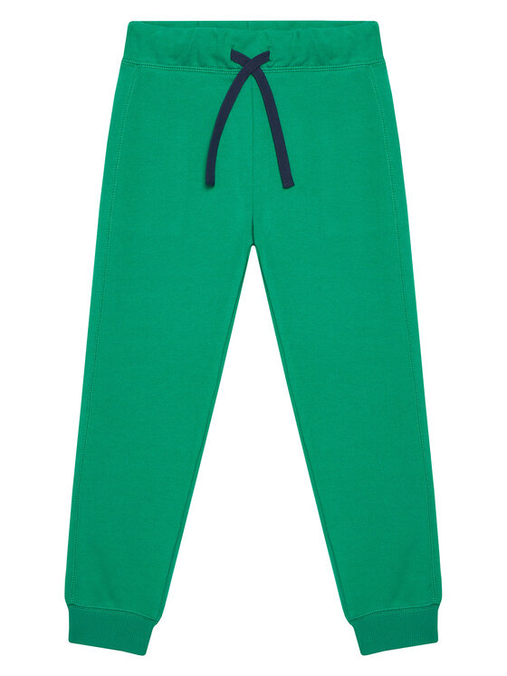 United Colors Of Benetton United Colors Of Benetton Spodnji del trenirke 3J68CF058 Zelena Regular Fit