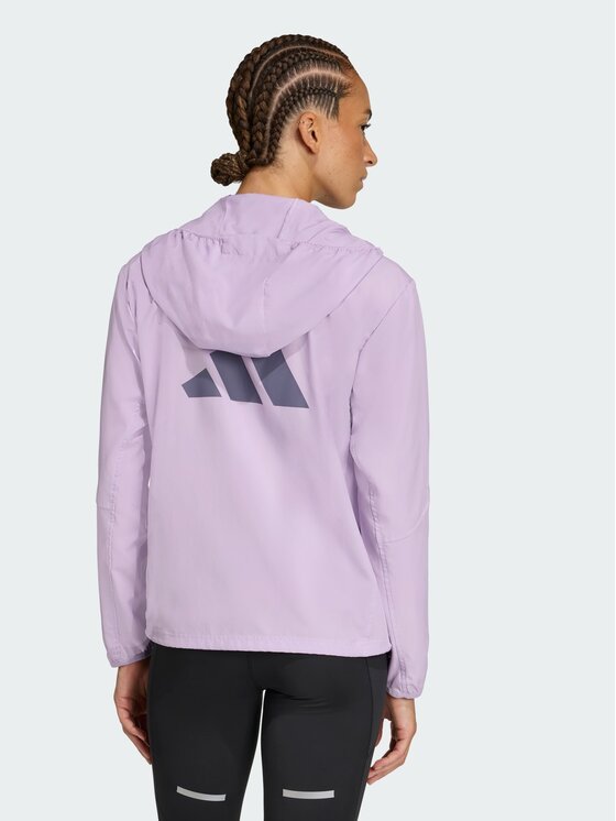 adidas adidas Kurtka do biegania Run It Jacket Fioletowy Regular Fit