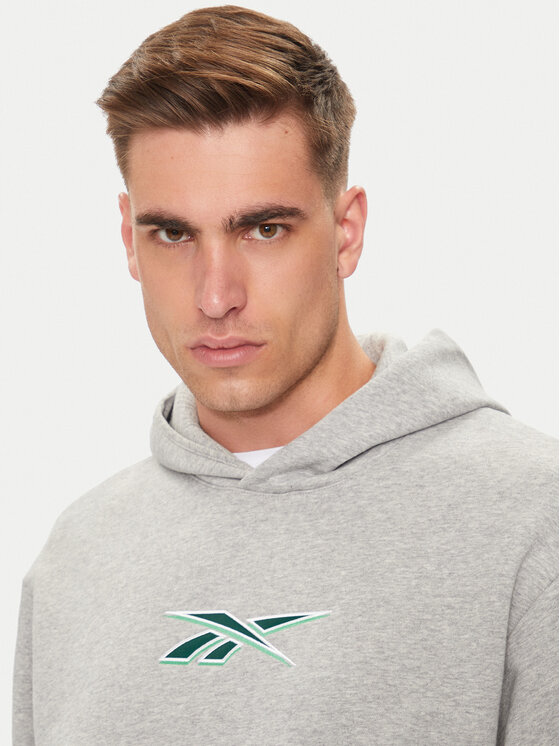 Reebok Reebok Суитшърт Classic Uniform 100075560 Сив Regular Fit