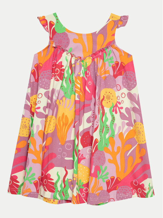 Coccodrillo Coccodrillo Sommerkleid WC4129301OWK Bunt Regular Fit