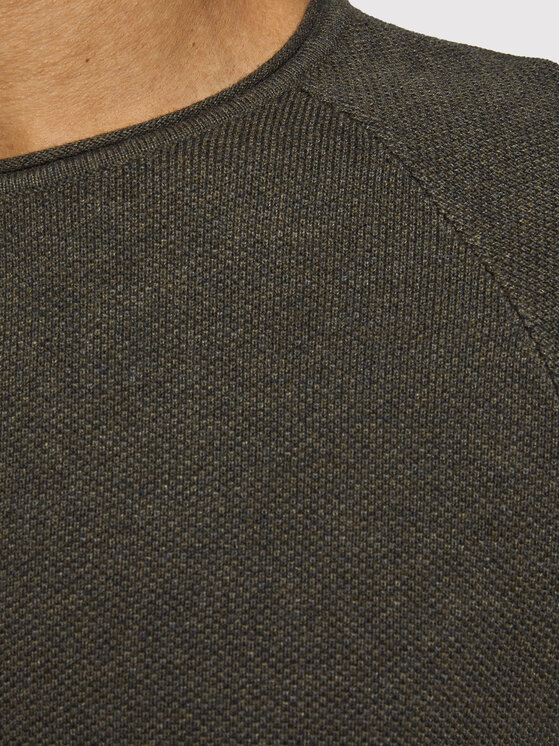 Jack & Jones Jack & Jones Sveter Hill 12157321 Zelená Regular Fit