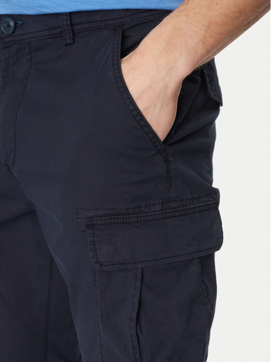 Napapijri Napapijri Kalhoty z materiálu NP0A4IDQ1761 Tmavomodrá Regular Fit