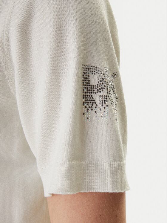 DKNY DKNY Пуловер DJ6R0242 Екрю Regular Fit