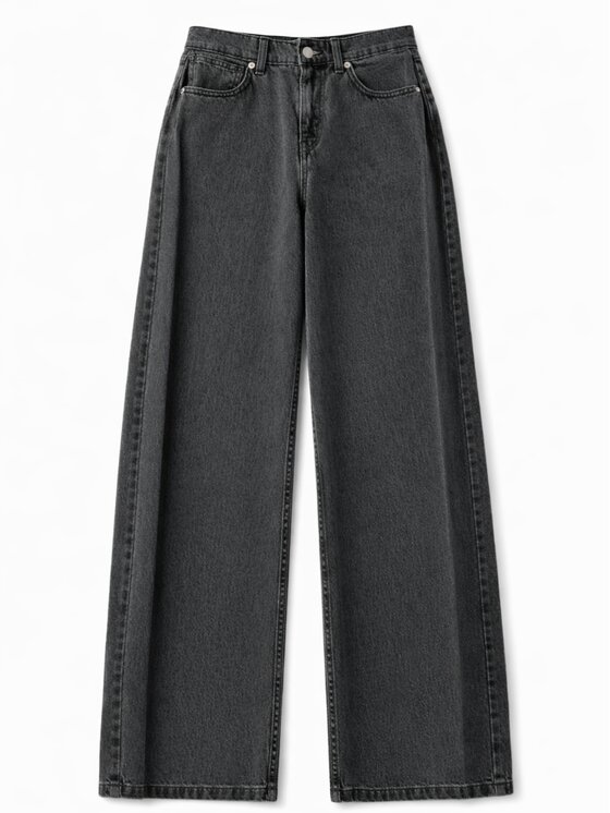 MissDenim MissDenim Jeansy Baggy Szary Boyfriend Fit