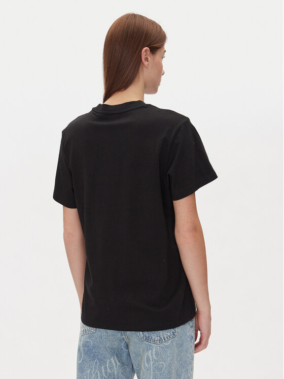 HUGO HUGO Tricou Vintage Tee 50537239 Negru Relaxed Fit