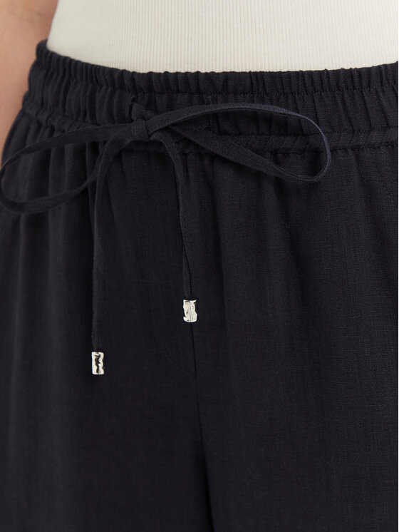 Marella Marella Pantaloni di tessuto Mattino 2513131084 Blu scuro Wide Leg