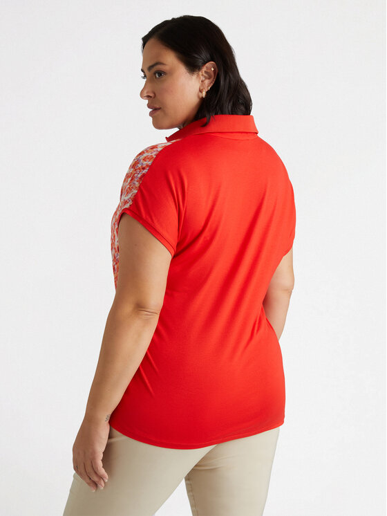 Fiorella Rubino Fiorella Rubino T-shirt G030L008631N0S1 Arancione Regular Fit