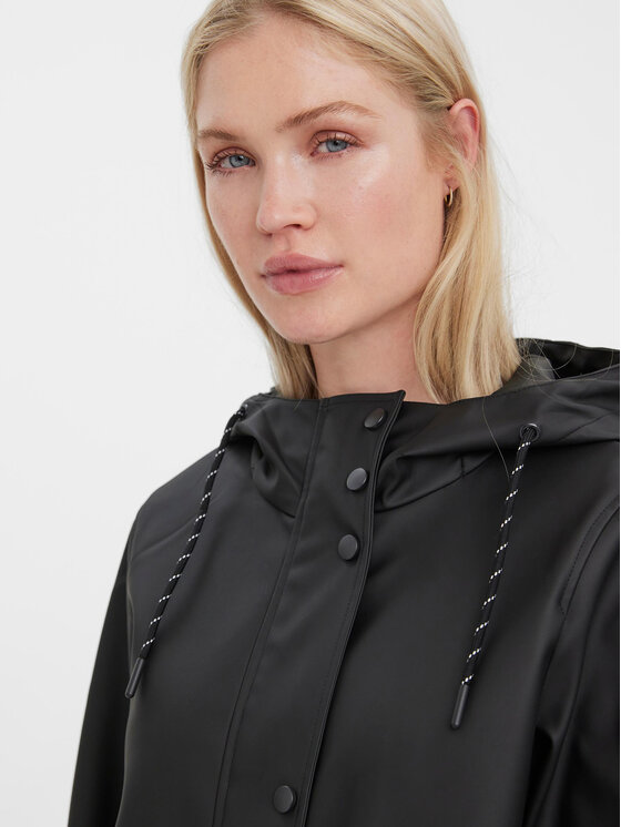 Vero Moda Vero Moda Vodootporna jakna Malou 10266982 Crna Regular Fit