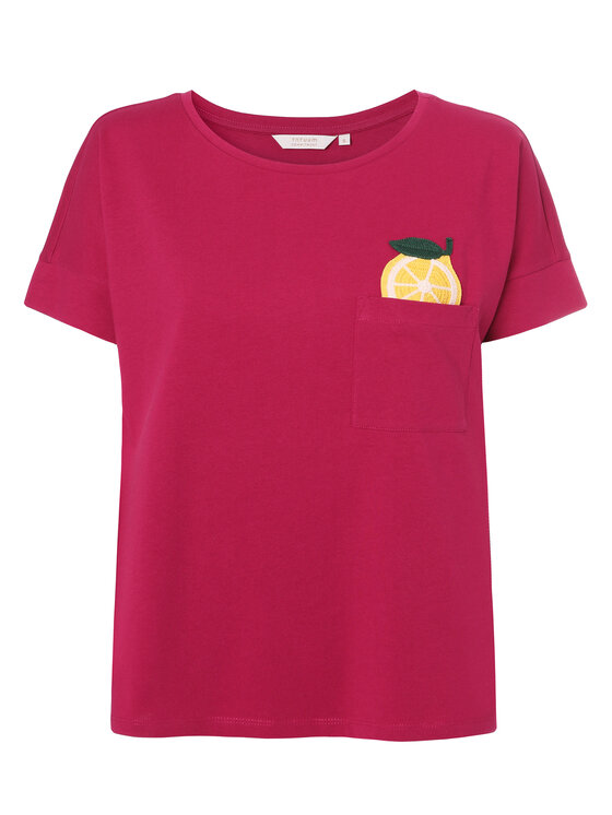 TATUUM TATUUM T-Shirt MONKI 1 Różowy Classic Fit