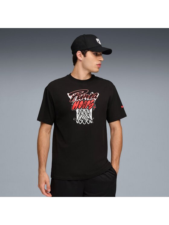 Puma Puma T-Shirt 632841 Czarny Regular Fit