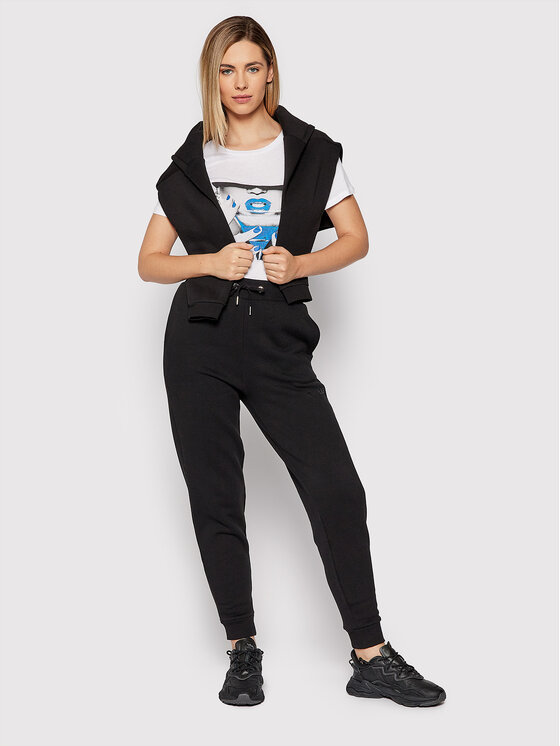 Guess Pantaloni da tuta V2RB23 K9V31 Nero Regular Fit • Modivo.it
