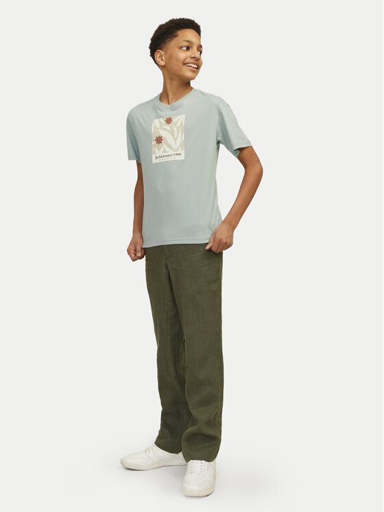 Jack&Jones Junior Jack&Jones Junior Majica Jormarbella 12257641 Zelena Loose Fit