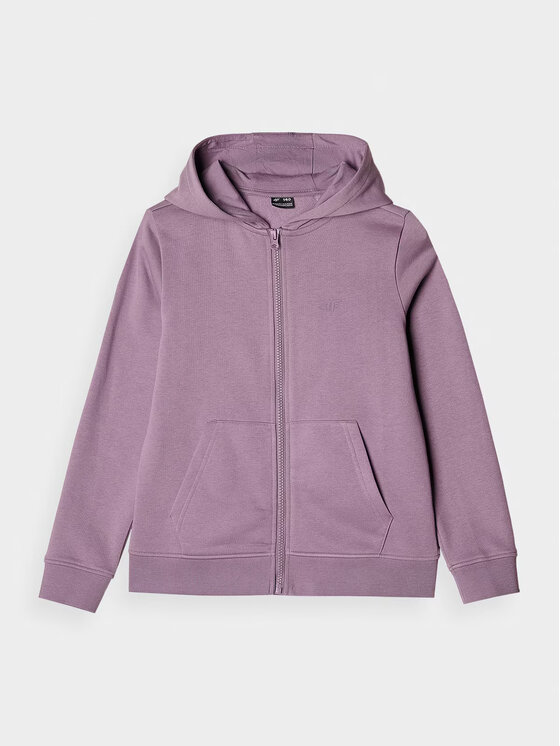 4F 4F Mikina 4FJWMM00TSWSF1315-51S Fialová Regular Fit