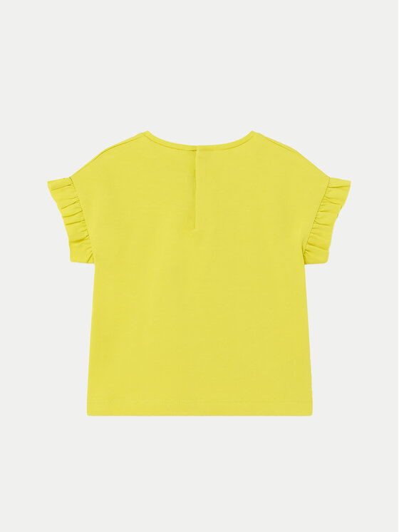 Mayoral Mayoral T-särk 1013 Kollane Regular Fit
