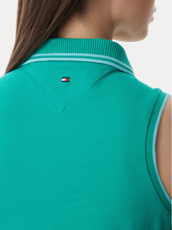 Tommy Hilfiger Tommy Hilfiger Poloshirt 1985 WW0WW49561 Grün Slim Fit