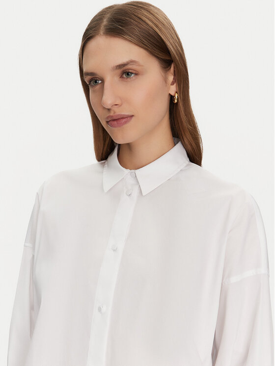 JOOP! JOOP! Košile 58 B58Betty 10018868 30044803 Bílá Loose Fit