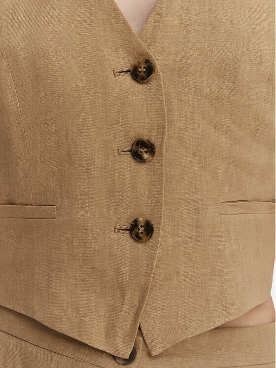 Marella Marella Anzugweste Veranda 2615151032 Beige Regular Fit