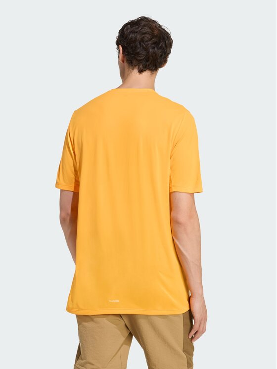 adidas adidas Koszulka techniczna Terrex Multi Climacool Logo Tech Tee Pomarańczowy Regular Fit