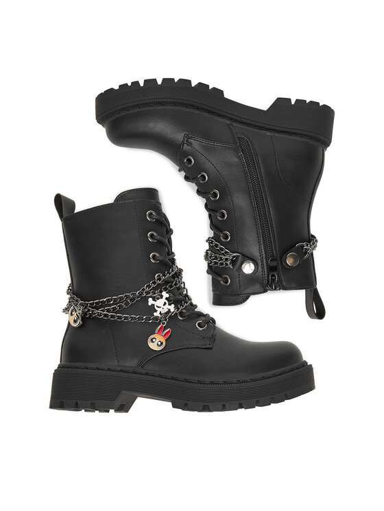 Powerpuff Girls Powerpuff Girls Schnürschuhe CEO-AW25-229WBPPG Schwarz