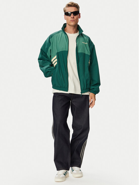 adidas adidas Bluza Munich 93 KT4321 Zielony Loose Fit