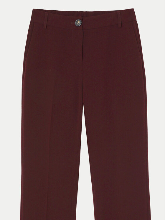 Tatuum Tatuum Pantaloni di tessuto Laurania 2 T2422.140B Bordeaux Straight Fit