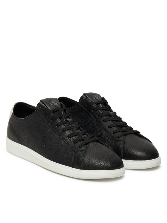 Calvin Klein Jeans Calvin Klein Jeans Sneakersy Low Profile Cupsole Tmb Lth YM0YM01331 Čierna