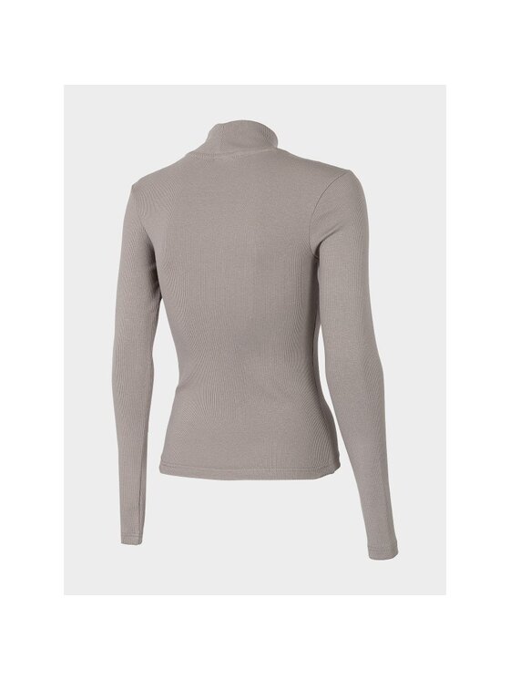 4F 4F Longsleeve H4Z22TSDL017-26S Γκρι Slim Fit