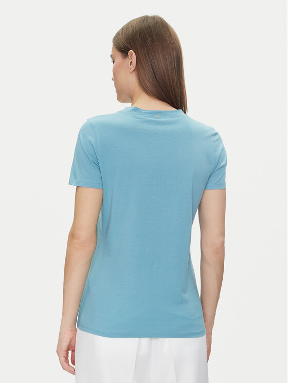 BOSS BOSS Tricou 50501139 Albastru celest Regular Fit