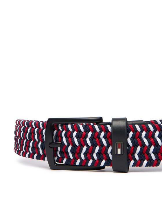 Tommy Hilfiger Tommy Hilfiger Moški pas Denton Elastic 3.5 AM0AM13946 Pisana