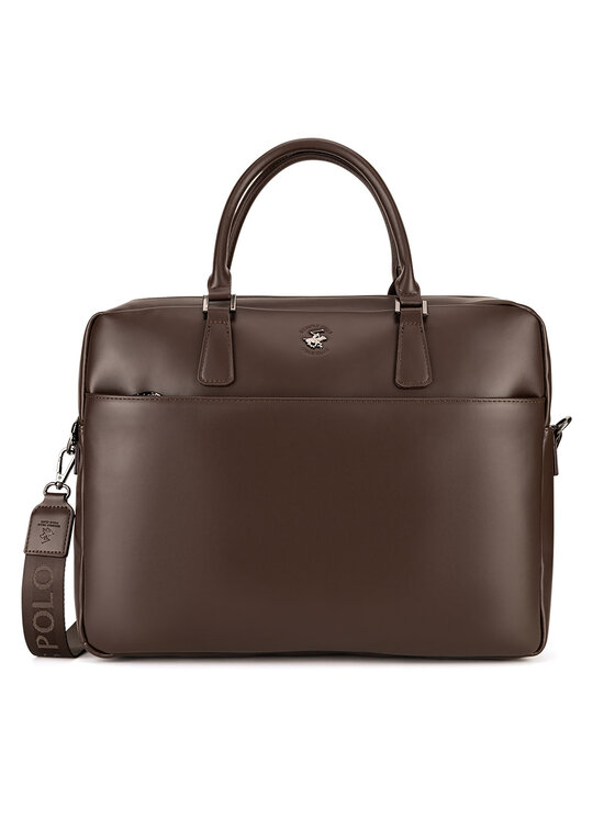 Beverly Hills Polo Club Чанта за лаптоп CWBEO-BHPC-L-016-07. Тъмнокафяв