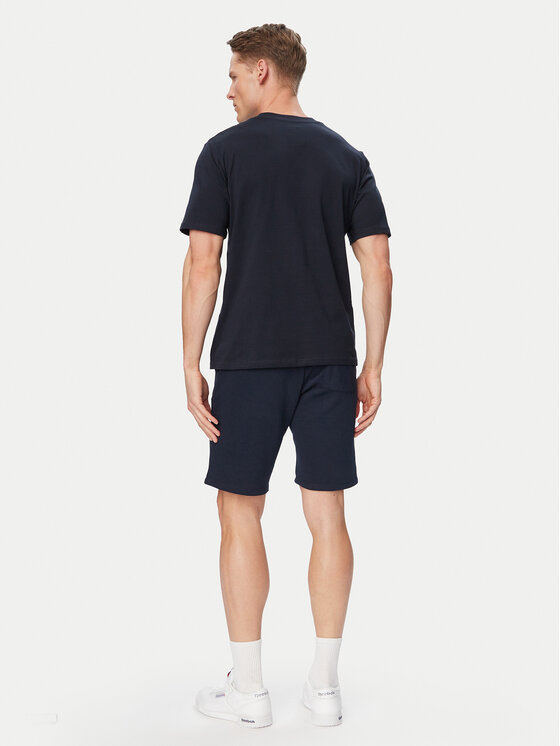 Jack & Jones Komplet t-shirt i spodenki Brandon 12298184 Granatowy Regular Fit