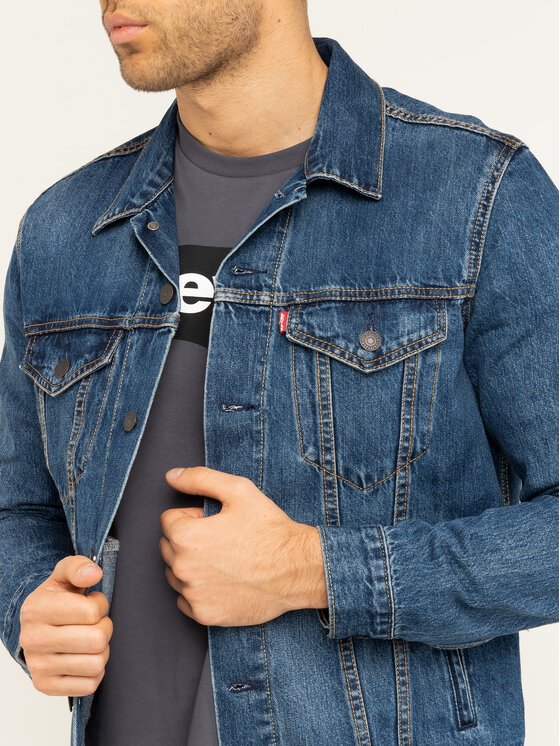 Levi's® Levi's® Τζιν μπουφάν The Trucker 72334-0354 Σκούρο μπλε Regular Fit