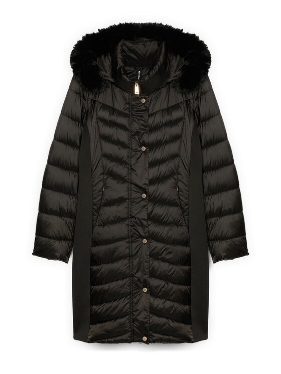 Fiorella Rubino Fiorella Rubino Giubbotto piumino F011T001440N033 Nero Slim Fit