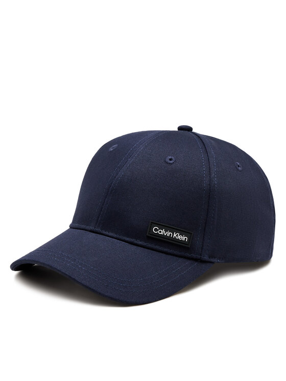 Calvin Klein Cepure ar nagu Essential Patch Bb Cap K50K510487 Tumši zils