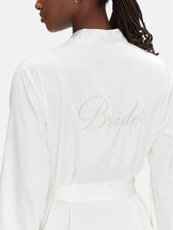 Hunkemöller Hunkemöller Szlafrok Bridal 302071 Biały