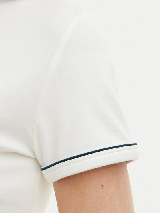 Lacoste Lacoste T-Shirt TF5289 Kremowy Slim Fit