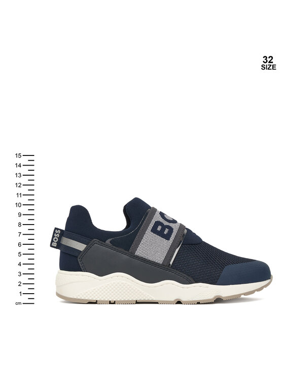 BOSS BOSS Sneakersy J52556 M Tmavomodrá
