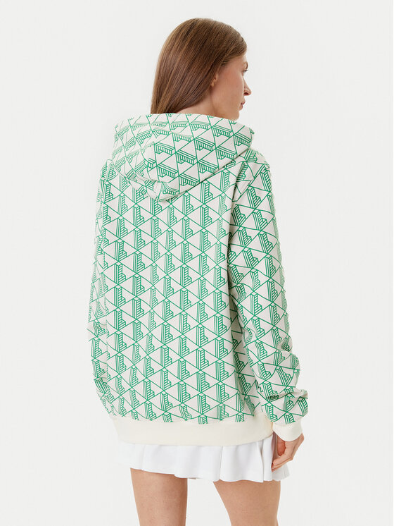 Lacoste Lacoste Bluza SH2855 Zielony Classic Fit