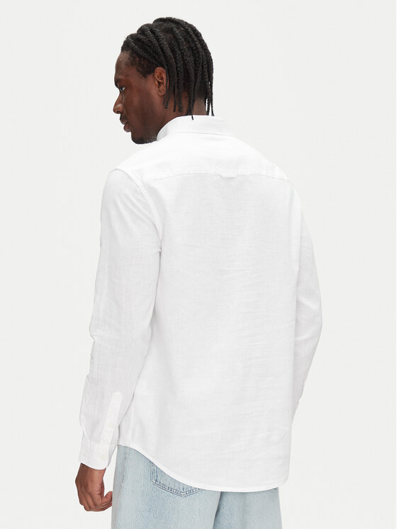 Tommy Jeans Tommy Jeans Koszula DM0DM20875 Écru Regular Fit