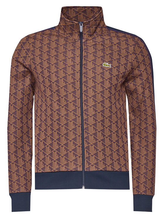 Lacoste Lacoste Džemperis ar kapuci SH1368 Brūns Regular Fit