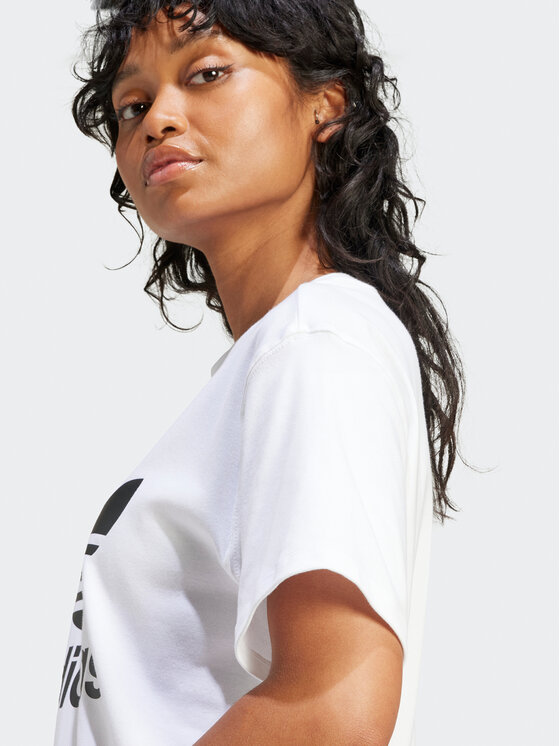 adidas adidas T-shirt Trefoil IR9534 Bijela Regular Fit