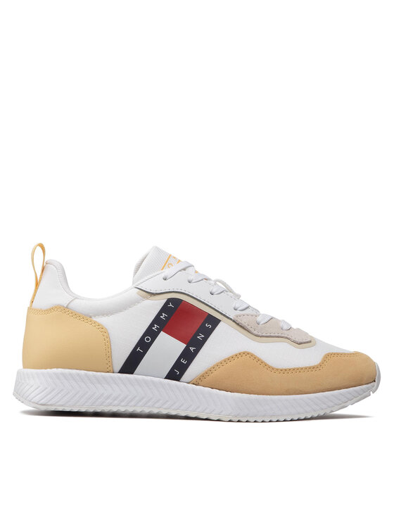 Sneakers Tommy Jeans Track Cleat Wmn EN0EN01850 Alb