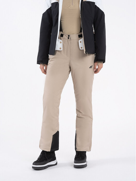 4F 4F Suusapüksid 4FAW23TFTRF400 Pruun Regular Fit