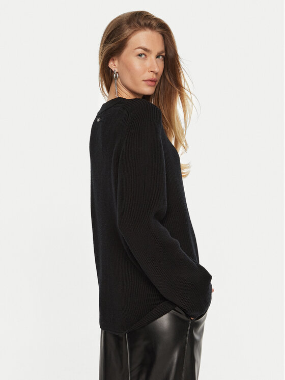 MICHAEL Michael Kors MICHAEL Michael Kors Πουλόβερ MF460YPF2G Μαύρο Relaxed Fit