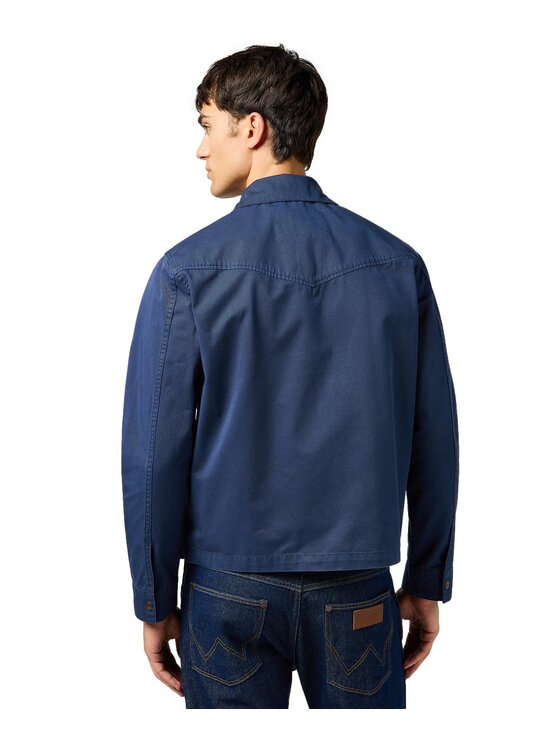 Wrangler Wrangler Kurtka przejściowa 112362653 Granatowy Regular Fit