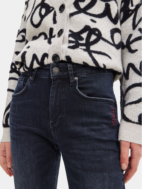 Desigual Desigual Farmer 23WWDD10 Sötétkék Slim Fit