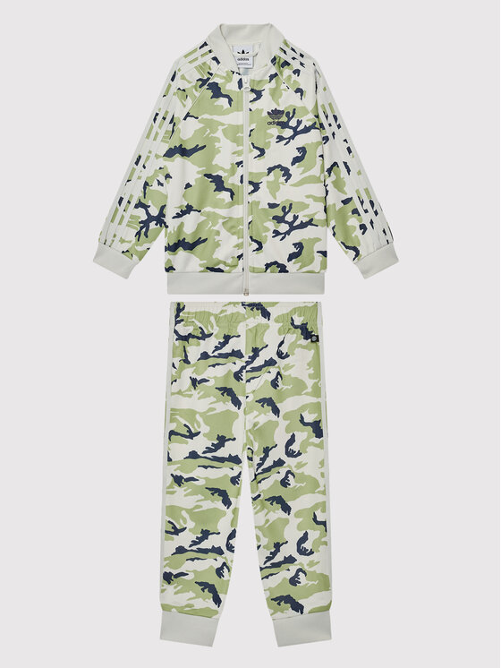 adidas adidas Sportinis kostiumas Camo HE6925 Smėlio Regular Fit