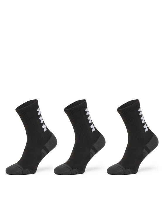 Under Armour Under Armour Σετ ψηλές κάλτσες ανδρικές 3 τεμαχίων UA Perform Tech 3p Crew 1379515 Μαύρο