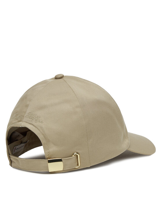 Tommy Hilfiger Tommy Hilfiger Kšiltovka Elevated Chic Soft Cap AW0AW17138 Béžová