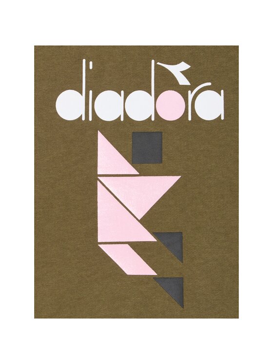 Diadora Diadora Komplet dresowy DIADORA JG.TRACKSUIT GLEE Brązowy Basic Fit